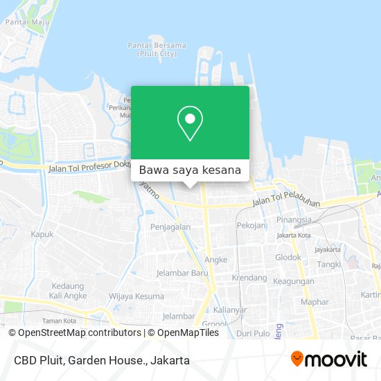 Peta CBD Pluit, Garden House.