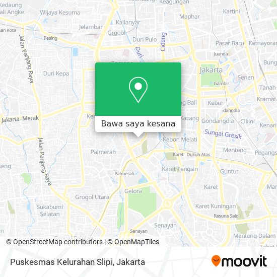 Peta Puskesmas Kelurahan Slipi