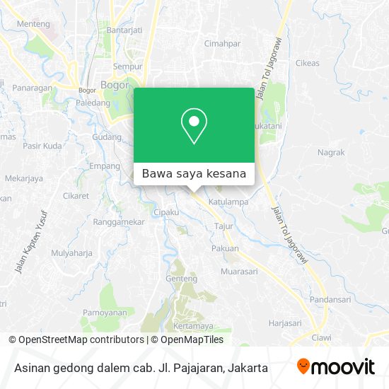 Peta Asinan gedong dalem cab. Jl. Pajajaran
