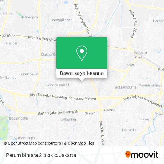 Peta Perum bintara 2 blok c