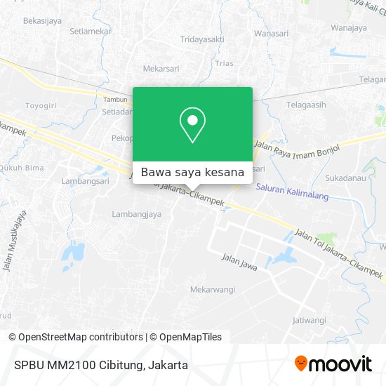 Peta SPBU MM2100 Cibitung