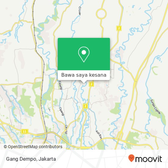 Peta Gang Dempo