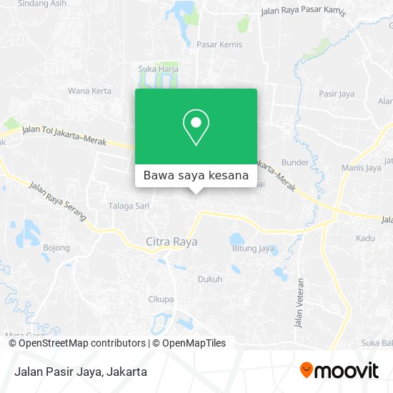 Peta Jalan Pasir Jaya