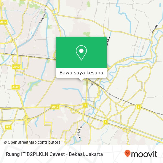 Peta Ruang IT B2PLKLN Cevest - Bekasi