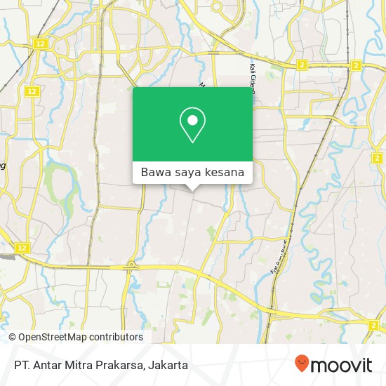 Peta PT. Antar Mitra Prakarsa