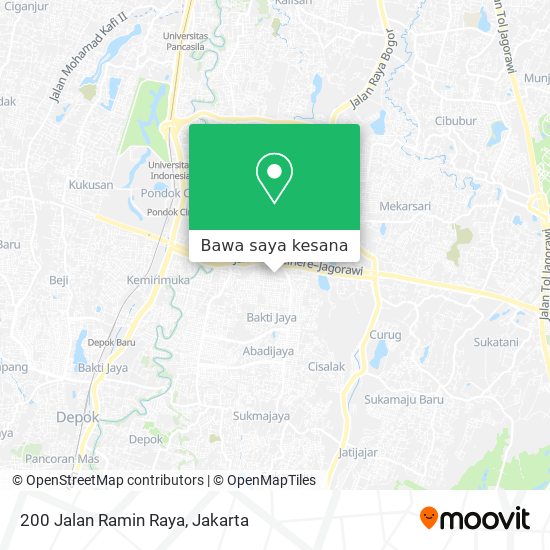 Peta 200 Jalan Ramin Raya