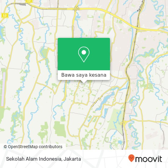 Peta Sekolah Alam Indonesia