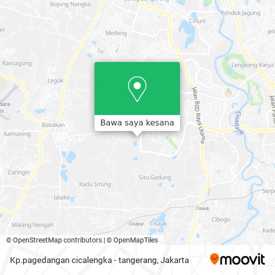 Peta Kp.pagedangan cicalengka - tangerang