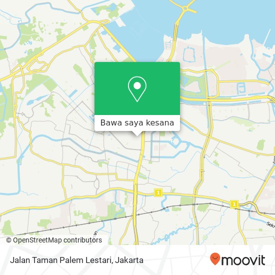 Peta Jalan Taman Palem Lestari