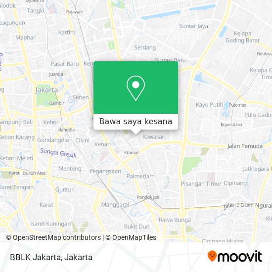 Peta BBLK Jakarta