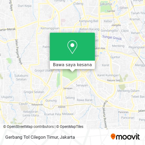 Peta Gerbang Tol Cilegon Timur