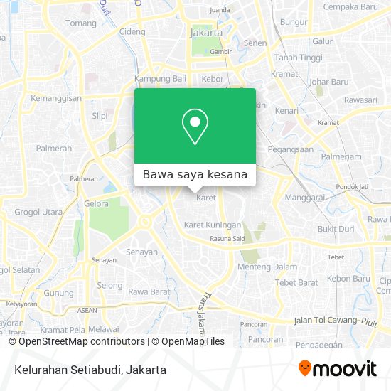 Peta Kelurahan Setiabudi