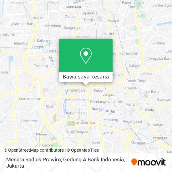 Peta Menara Radius Prawiro, Gedung A Bank Indonesia