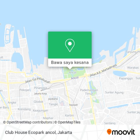 Peta Club House Ecopark ancol
