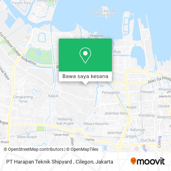 Peta PT Harapan Teknik Shipyard , Cilegon