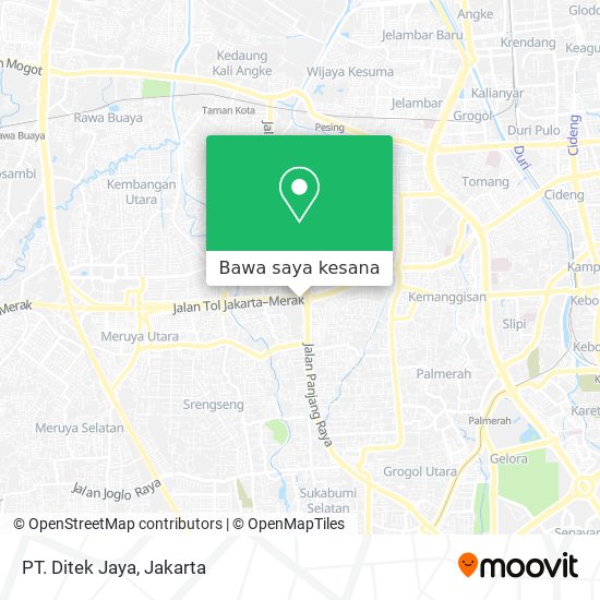Peta PT. Ditek Jaya