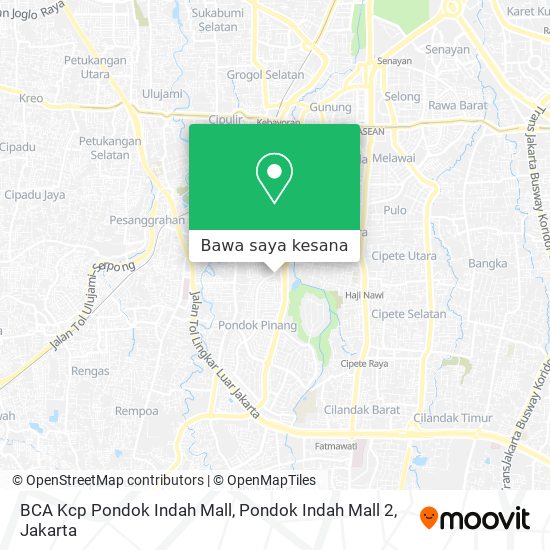 Peta BCA Kcp Pondok Indah Mall, Pondok Indah Mall 2