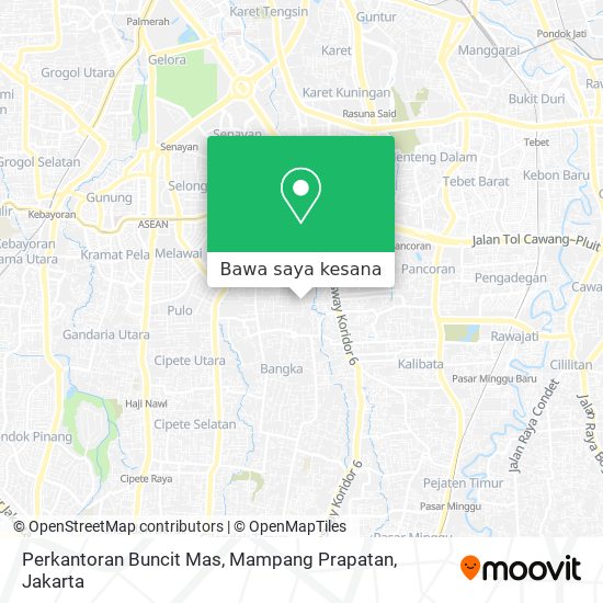 Peta Perkantoran Buncit Mas, Mampang Prapatan