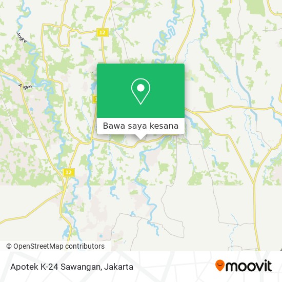 Peta Apotek K-24 Sawangan