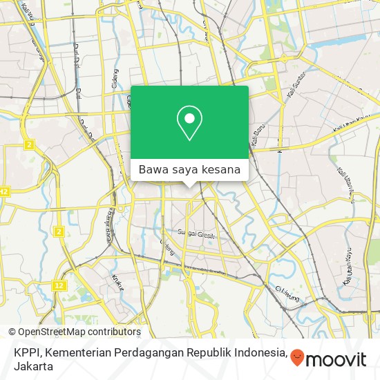 Peta KPPI, Kementerian Perdagangan Republik Indonesia