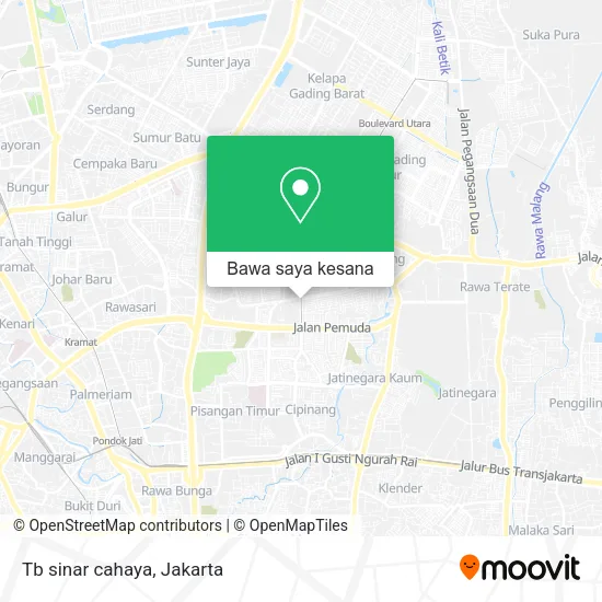 Peta Tb sinar cahaya