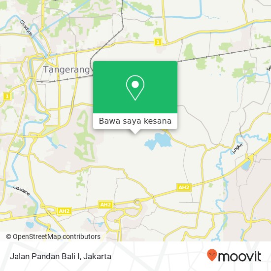 Peta Jalan Pandan Bali I