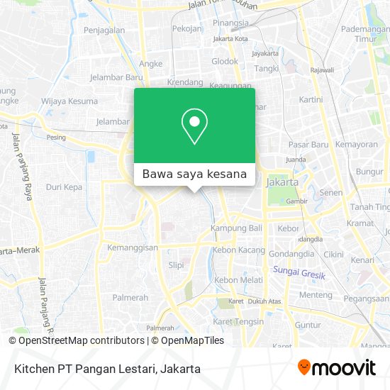 Peta Kitchen PT Pangan Lestari