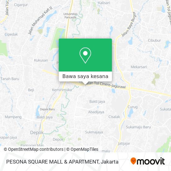 Peta PESONA SQUARE MALL & APARTMENT