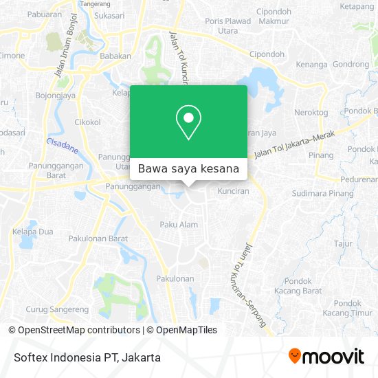 Peta Softex Indonesia PT