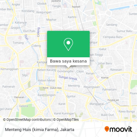 Peta Menteng Huis (kimia Farma)