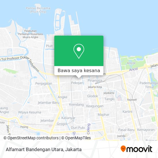 Peta Alfamart Bandengan Utara