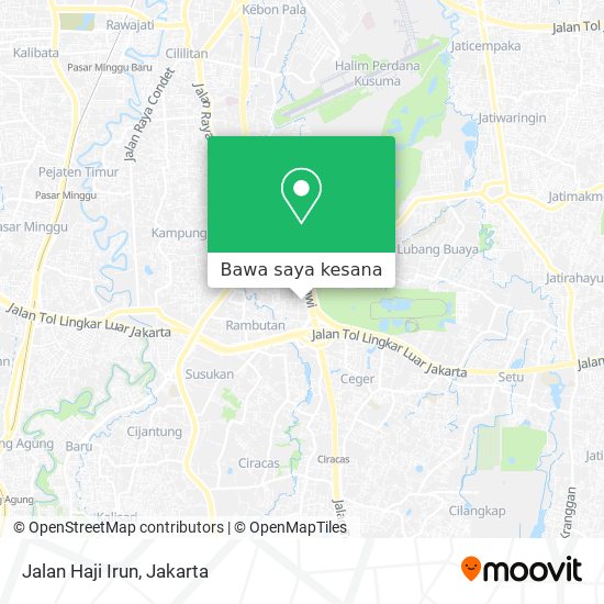 Peta Jalan Haji Irun