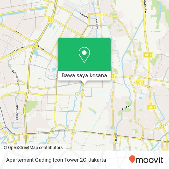 Peta Apartement Gading Icon Tower 2C