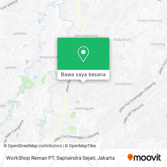 Peta WorkShop Reman PT. Saptaindra Sejati