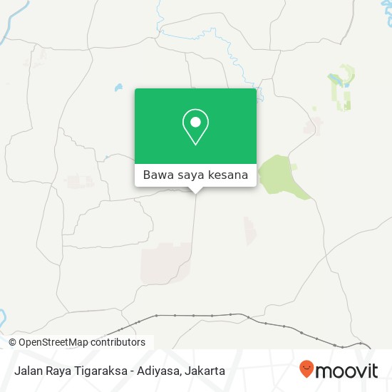 Peta Jalan Raya Tigaraksa - Adiyasa