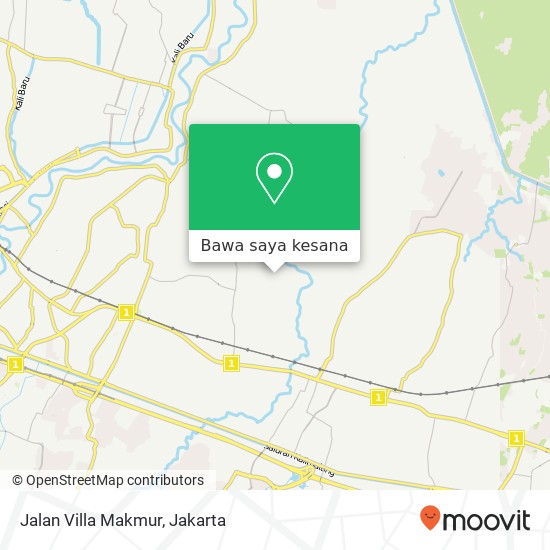 Peta Jalan Villa Makmur