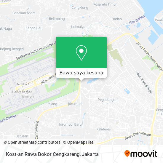 Peta Kost-an Rawa Bokor Cengkareng