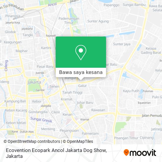 Peta Ecovention Ecopark Ancol Jakarta Dog Show