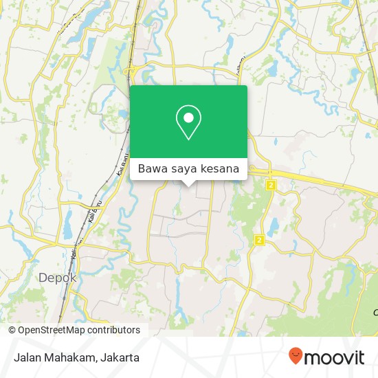 Peta Jalan Mahakam