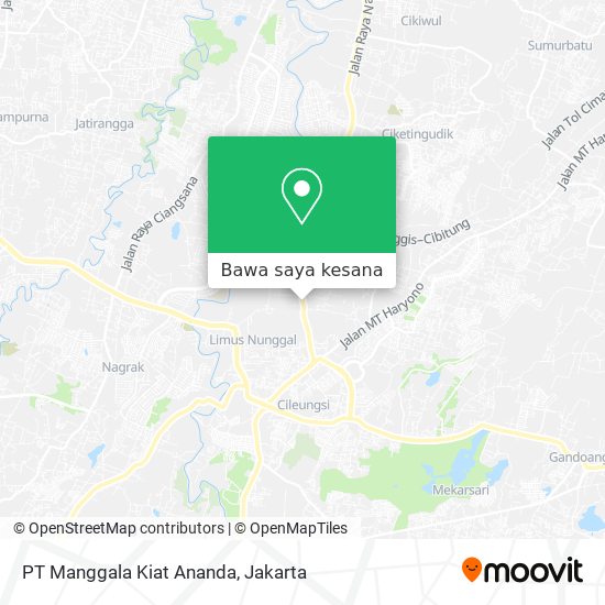 Peta PT Manggala Kiat Ananda
