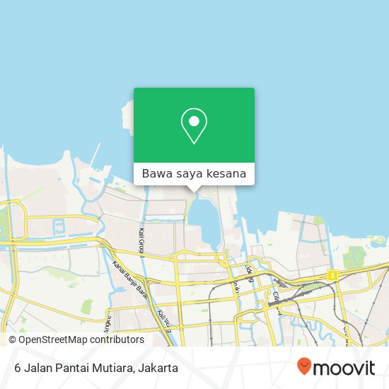 Peta 6 Jalan Pantai Mutiara