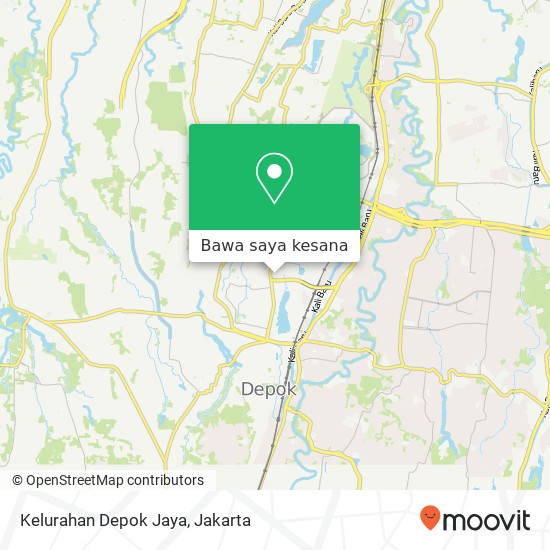 Peta Kelurahan Depok Jaya