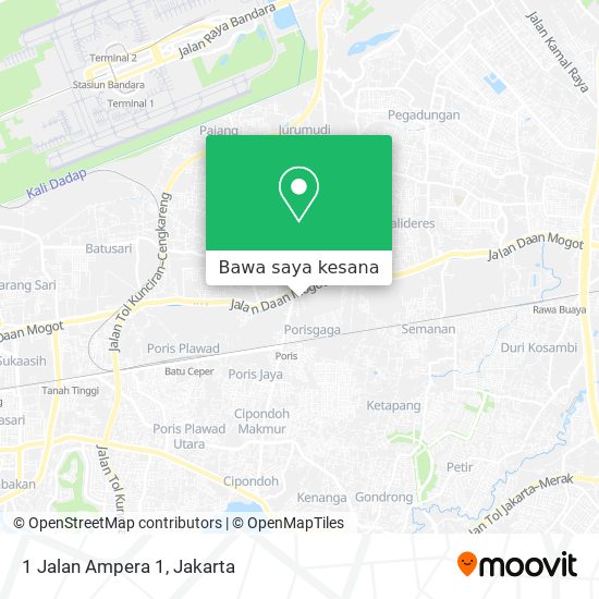 Peta 1 Jalan Ampera 1