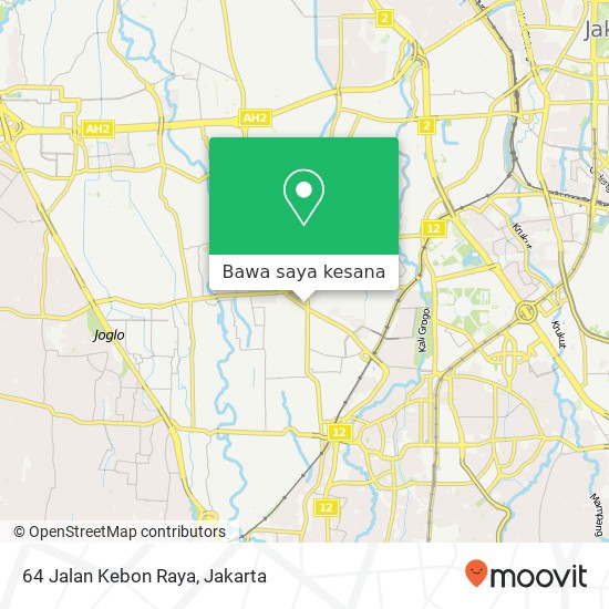 Peta 64 Jalan Kebon Raya