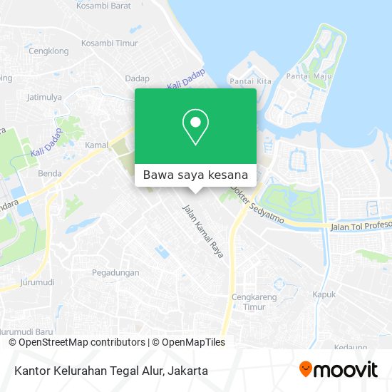 Peta Kantor Kelurahan Tegal Alur