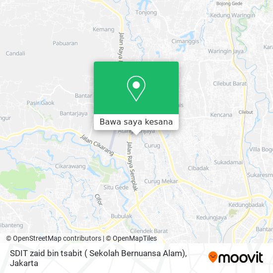 Peta SDIT zaid bin tsabit ( Sekolah Bernuansa Alam)