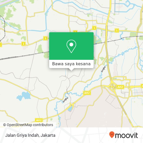 Peta Jalan Griya Indah