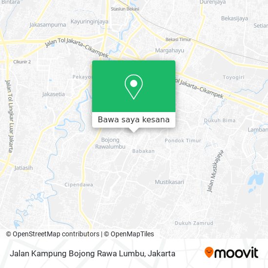 Peta Jalan Kampung Bojong Rawa Lumbu