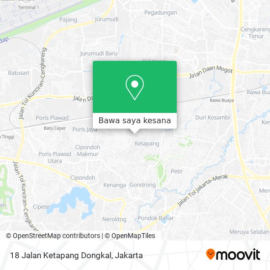 Peta 18 Jalan Ketapang Dongkal