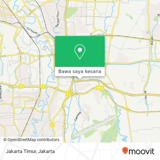 Peta Jakarta Timur